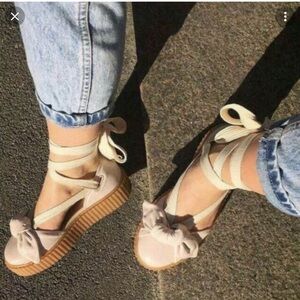 Brand new Puma x Fenty Rhianna Bandana Leather Creeper Flats